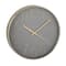 Hello Honey® 12" Gray & Gold Aureate Hour Wall Clock
